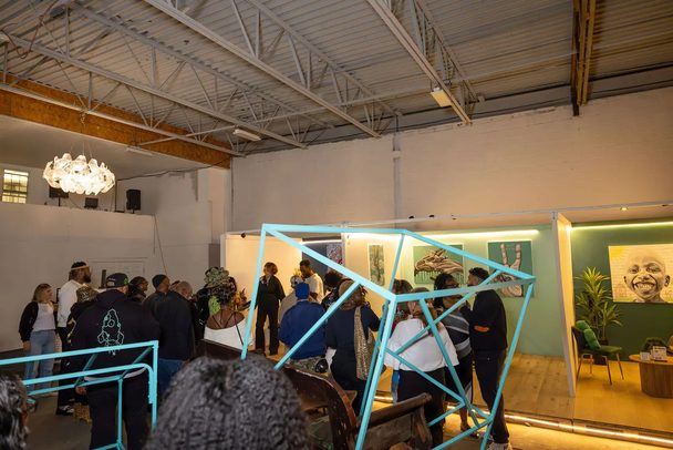 The booths, wall to wall at The Preview at The 1910, photographed by Eroll Photography